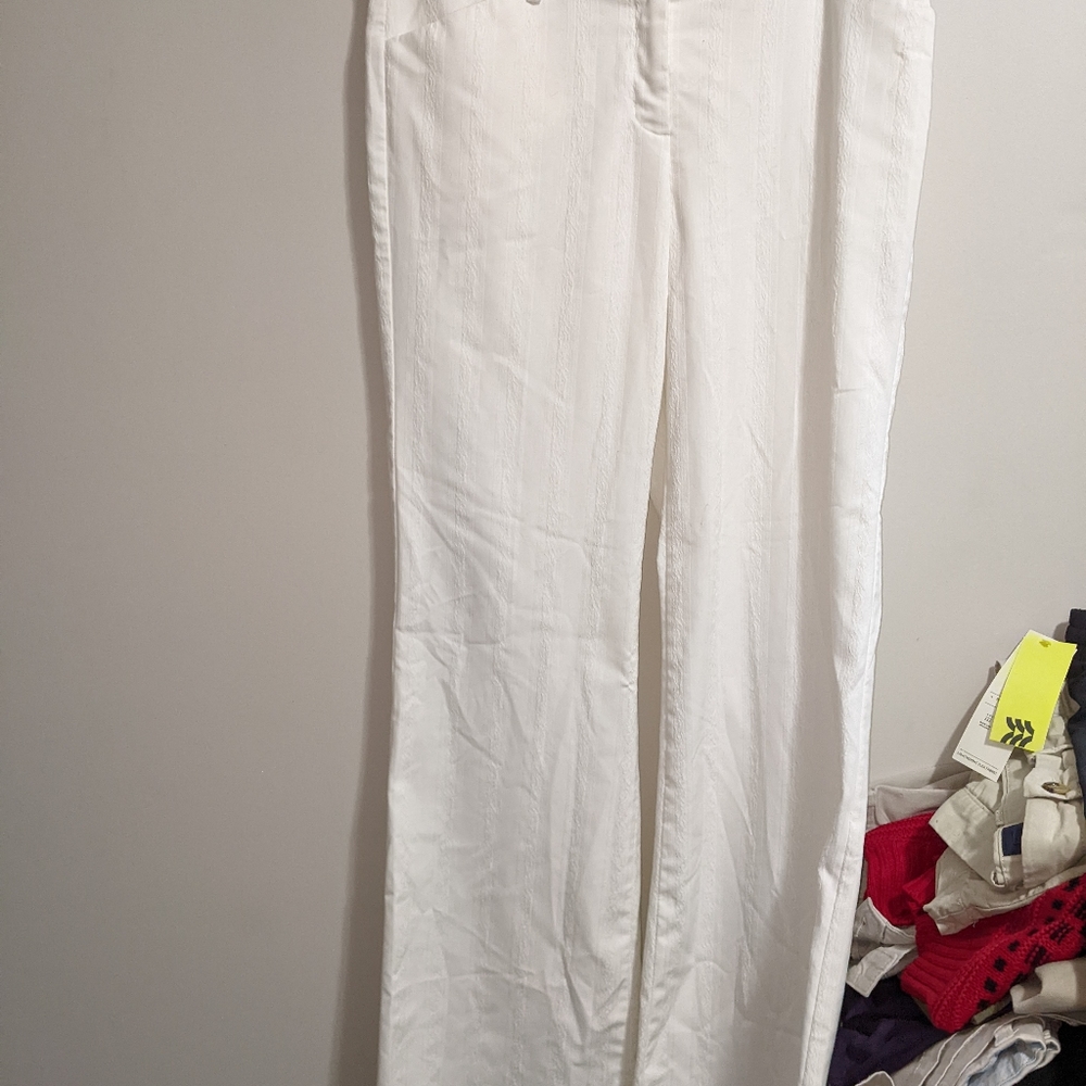 Express design studio white women's pants 8